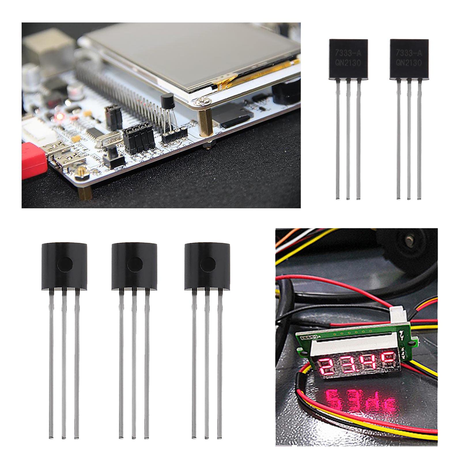 HT7333-A 20 sztuk LDO 3,3 V 0,25 A, 3 zaciski 250 mA, 3 x zaciski 250 mA, nominalne napięcie wyjściowe 3,3 V, otwór przelotowy
