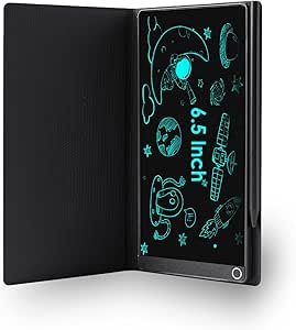 6.5 Inch LCD Writing Tablet, Reuseable Digital Notebook, Portable Full Screen Digital Notepad, Electronic Notepad for Taking Notes, Office, Study, Teaching