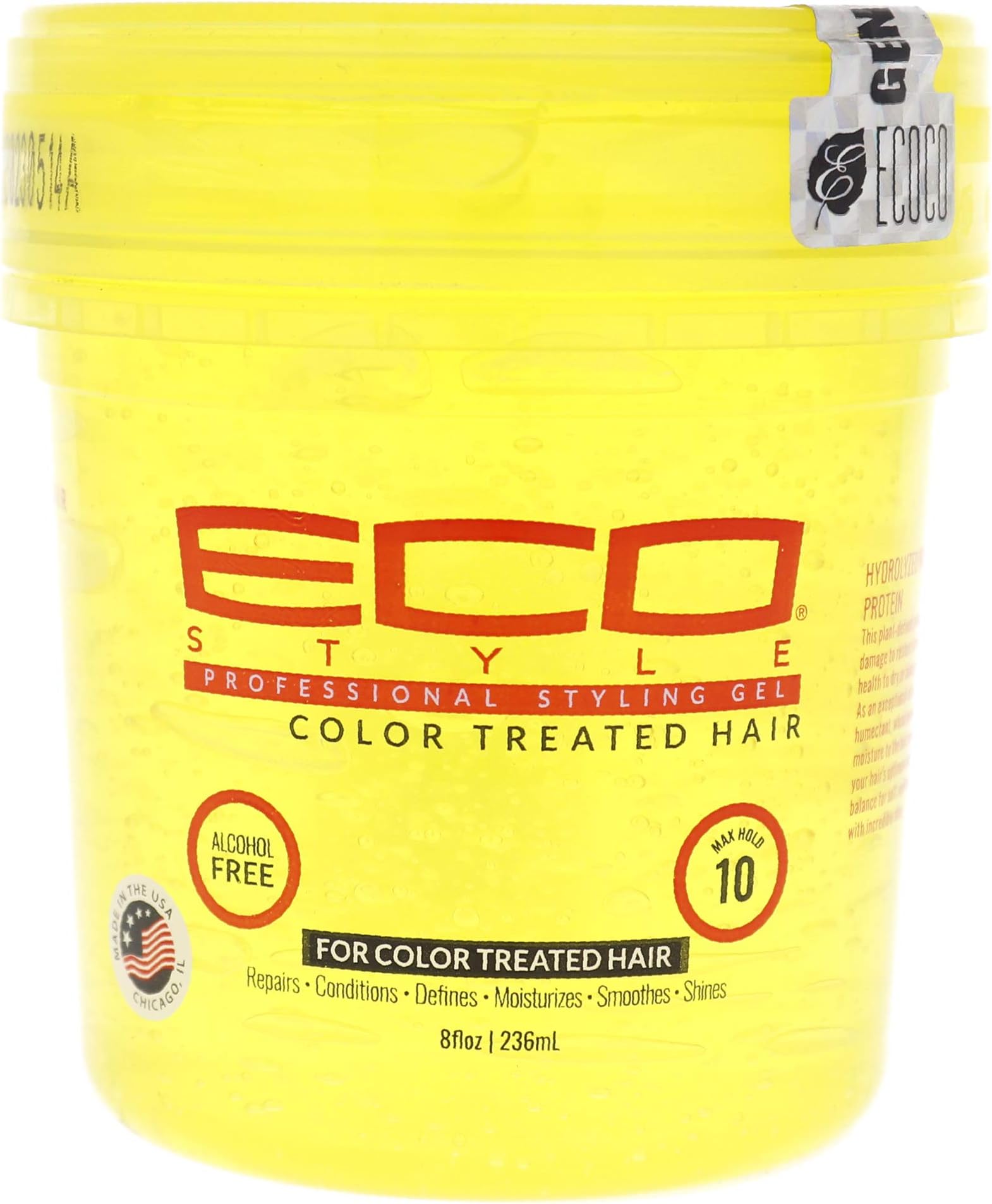 Eco StyleGel - Colored Hair by Ecoco for Unisex - 8 oz Gel