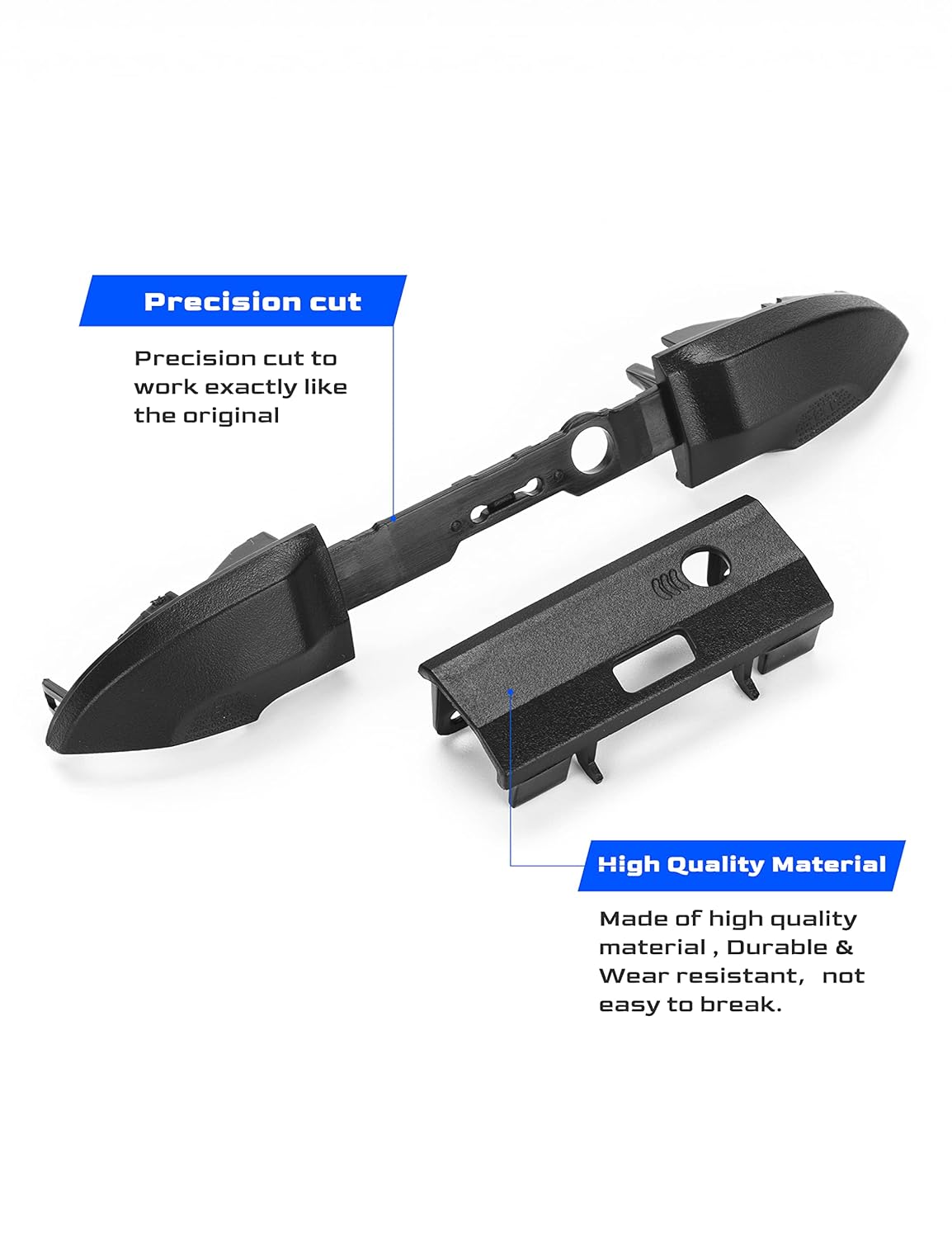 Benseager Replacement Lb Rb Bumper Button for Xbox Series X Controller, Replacement Parts for Xbox Series X Controller (Black)