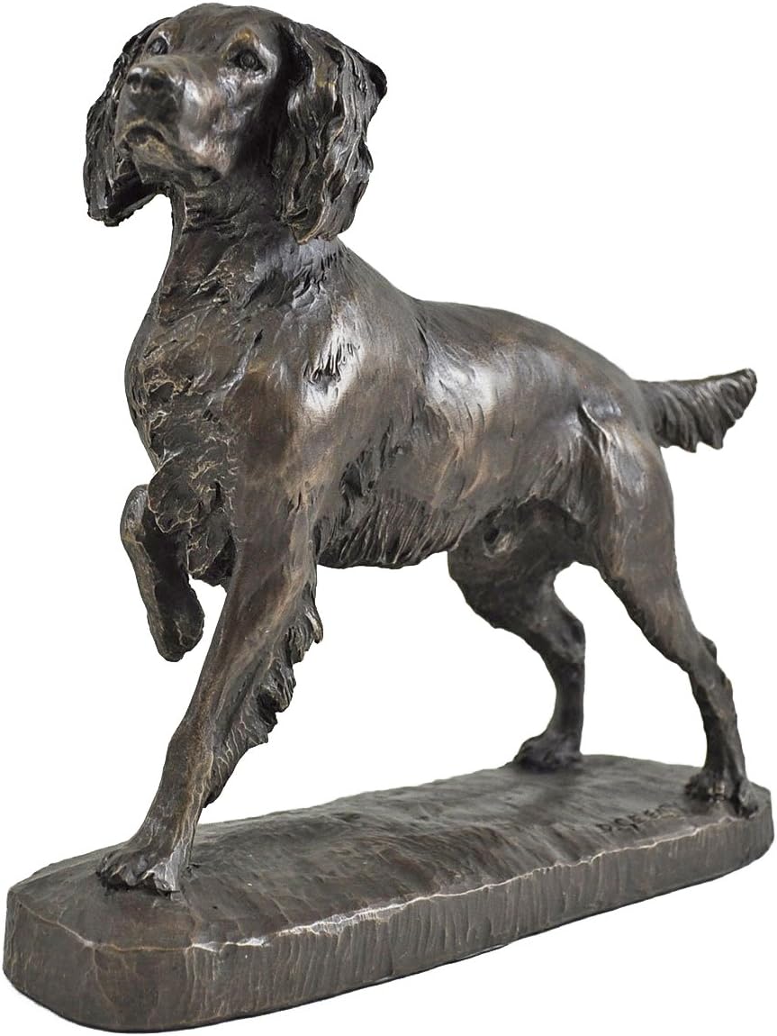 Bronze Sculpture - Springer Spaniel Dog Statue