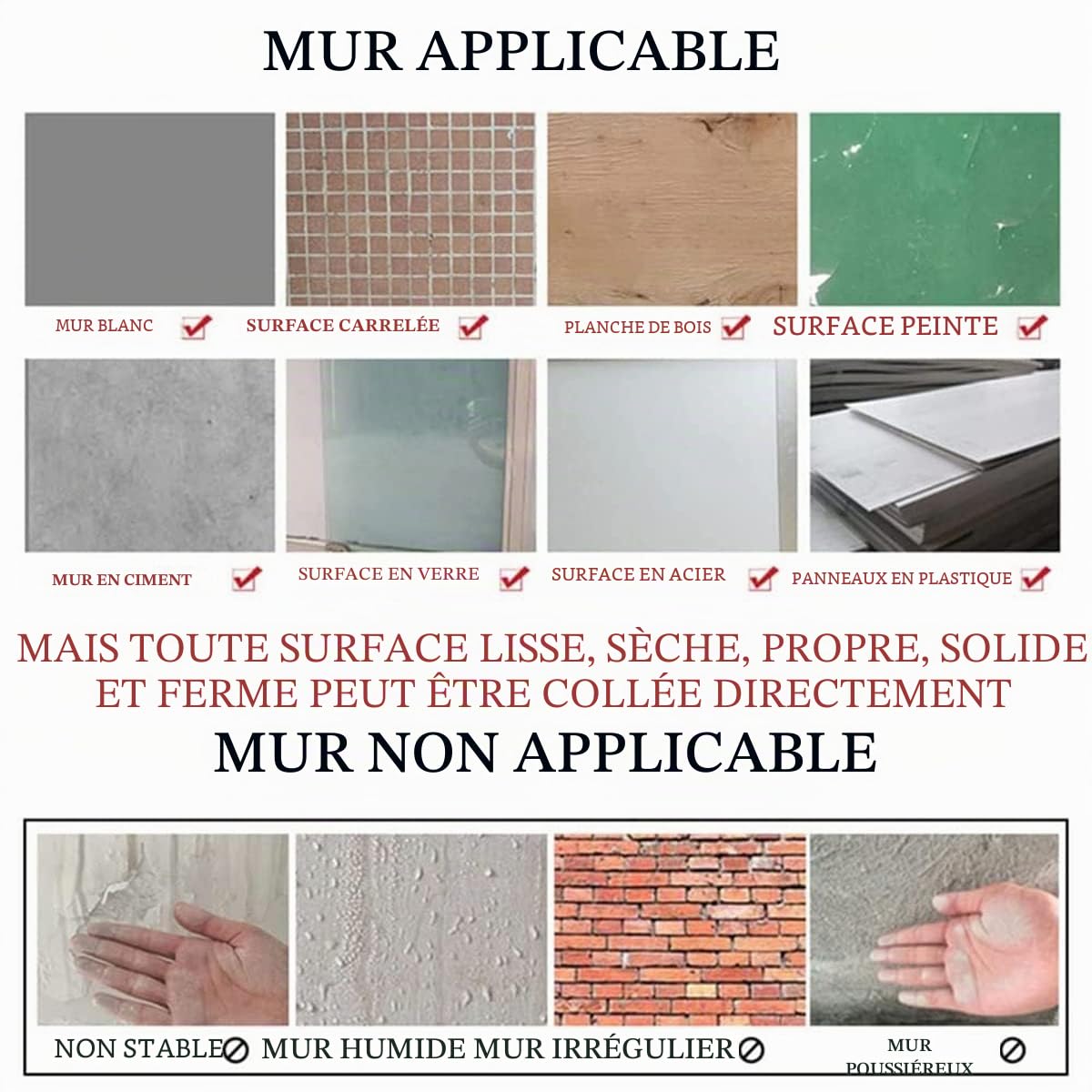 10Pcs Stickers Muraux 3D Brique,35 x 38cm Papier Peint Briques Rétro,Effet Pierre,Papier Peint Mousse PE Imperméable,DIY Auto-Adhésif Autocollants la Maison Chambre, Salon (Rouge)