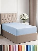 Vista 366 de King Fitted Bed Sheet - Bottom Single Fitted Sheet Only - Ultra-Soft Hotel Luxury Bedding w/ 8-16 Inch Deep Pockets - Breathable, Cooling & Wrinkle