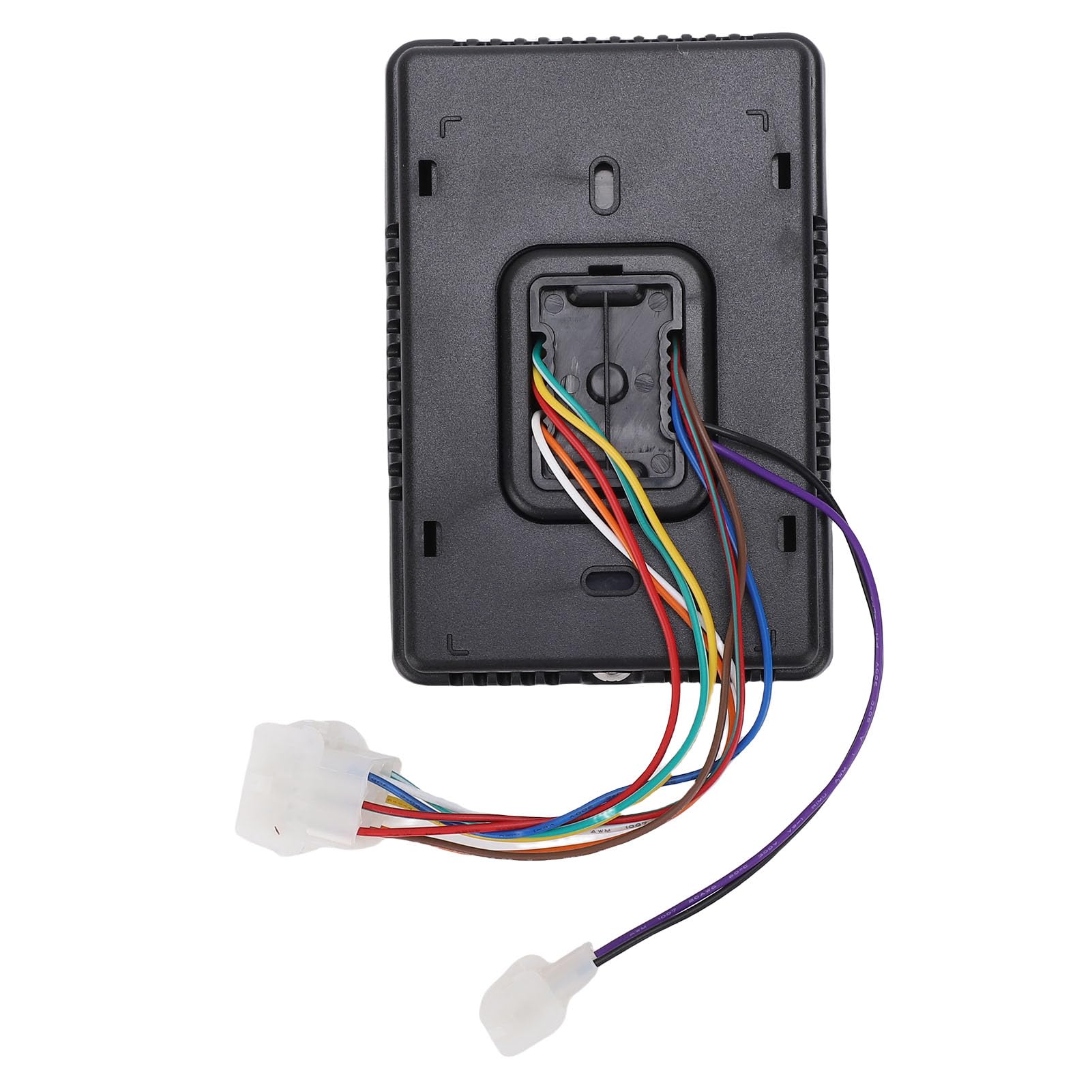 Tbest Cyfrowy Termostat 12V do Montażu na ścianie RV Ciepła Chłodna Regulacja Temperatury Zamiennik dla Systemów Klimatyzacji Serii Mach ABS (BLACK)