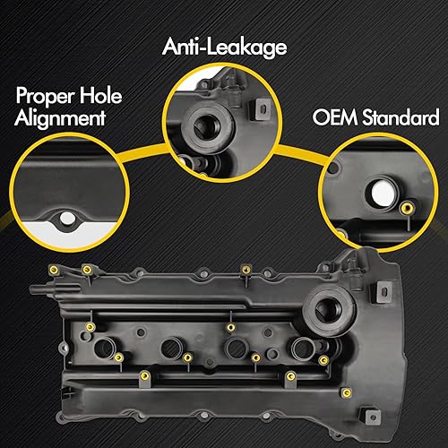 Miniatura 6 de Tapa de válvula compatible con Hyundai 2010-2015 Tucson Sonata 2010-2016 KIA Forte Optima Rondo Sportage 2.0L 2.4L 224102G100