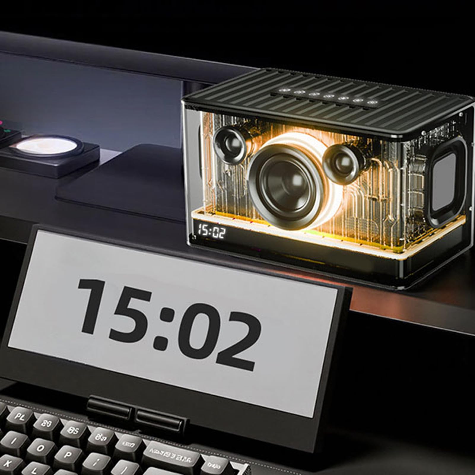 Altoparlante Bluetooth Stereo Wireless Ad Alta Potenza da 45 W con Luci RGB per Feste in Casa e Riunioni All'aperto