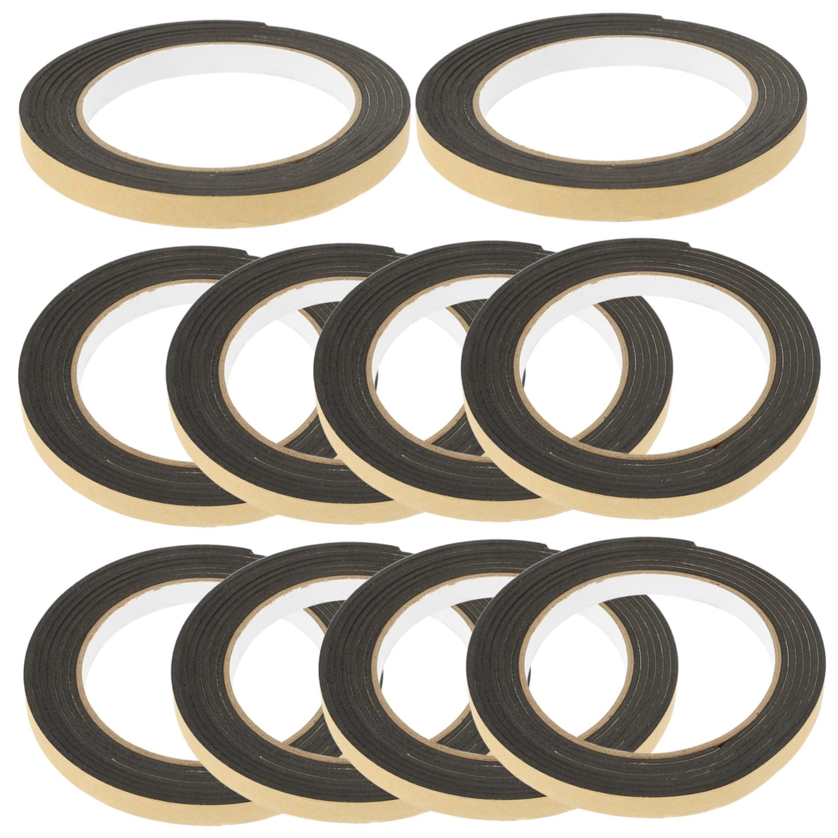 SOLUSTRE 10 Roll Self Adhesive Caulk Strips Kitchen Sealing Tape Bath Caulking Tape for Bathroom Toilet Tub Gas Stove