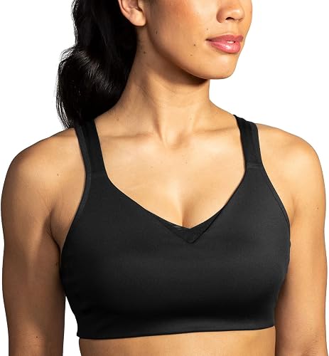 BROOKS 350081001 Drive Convertible Run Bra Sports Bra Mujer Black Tamaño 0321E