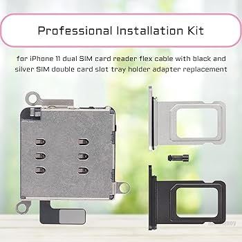 Amazon.com: Risidamoy for iPhone 11 Dual SIM Card Reader