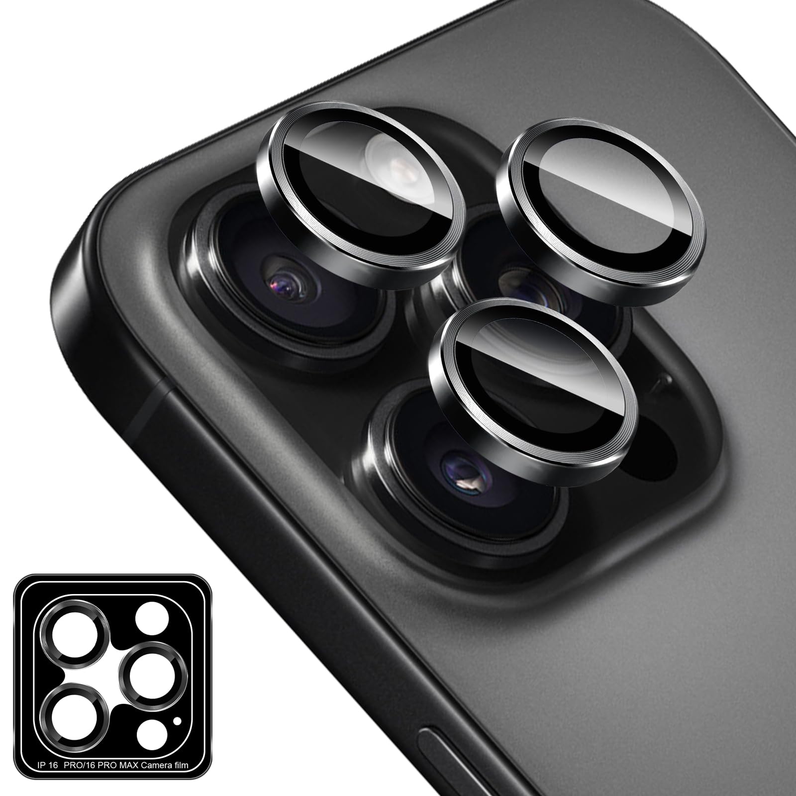 Locofun Kameraschutzfolie Für Xiaomi Redmi Note 14 4G, 9H Härte, Schwarzer Ring