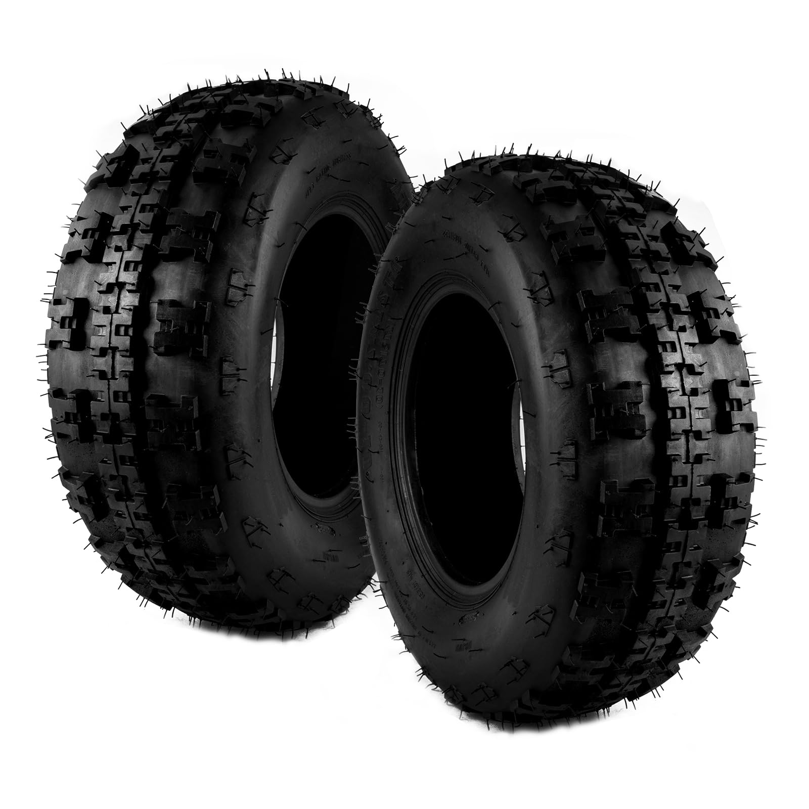 PHILTOP 21x7-10 ATV UTV Tires, 4-Ply Super Mud All-Terrain Off-Road Tires,Set of 2
