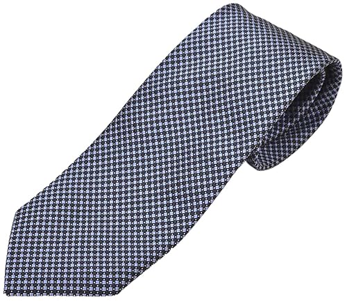 Ermenegildo Zegna(エルメネジルド ゼニア)ネクタイ メンズ スクエアドット柄シルクネクタイ(サイズ剣幅8cm)eez22w002 Z4D02T-BL1 NAVYBLUE ネイビーブルー