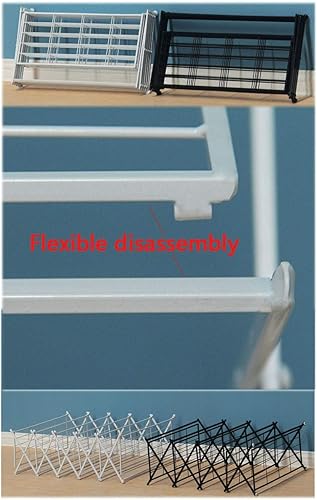 Miniatura 6 de ZEELYDE Zapatero plegable de hierro forjado de cinco o seis pisos de varios pisos para dormitorio organizador de almacenamiento de pantuflas de pie