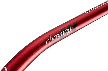 Amazon.co.jp: Chromag Fu50 ハンドルバーレッド 50mm x 800mm