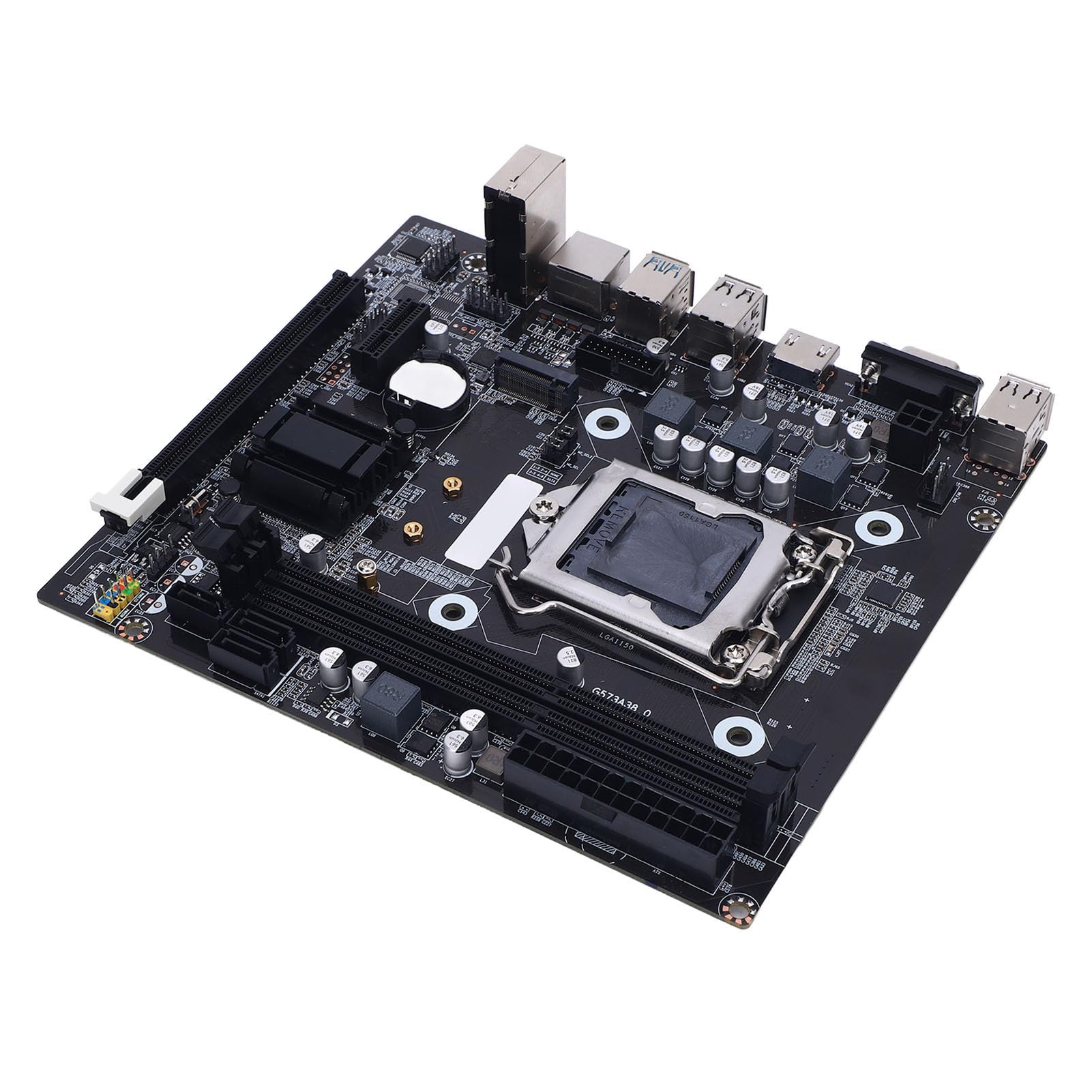 Scheda Madre da Gioco H81, Scheda Madre PC LGA 1150 ATX, Memoria DDR3 2x8GB M.2 NVME, NGFF SATA 3.0 6GB/S Pci E