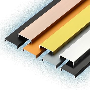 الألومنيوم حافة النطاقات U- شكل حافة تقليم صب 3/5-1 2/5 بوصة الذهب نحى حافة حامي DIY مجلس الوزراء الأثاث DecorativeSilver،34 mm-1.34 in