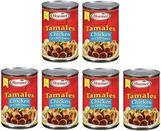 Hormel Chicken Tamales in Chili Sauce, 15 oz. (Pack of 6)