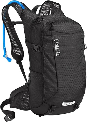 Miniatura 14 de CamelBak Mochila de hidratación para bicicleta M.U.L.E. Pro 14 para mujer de 100 onzas Negro/Blanco 2.0,Paloma Púrpura 2.0,Negro/Blanco,Azul