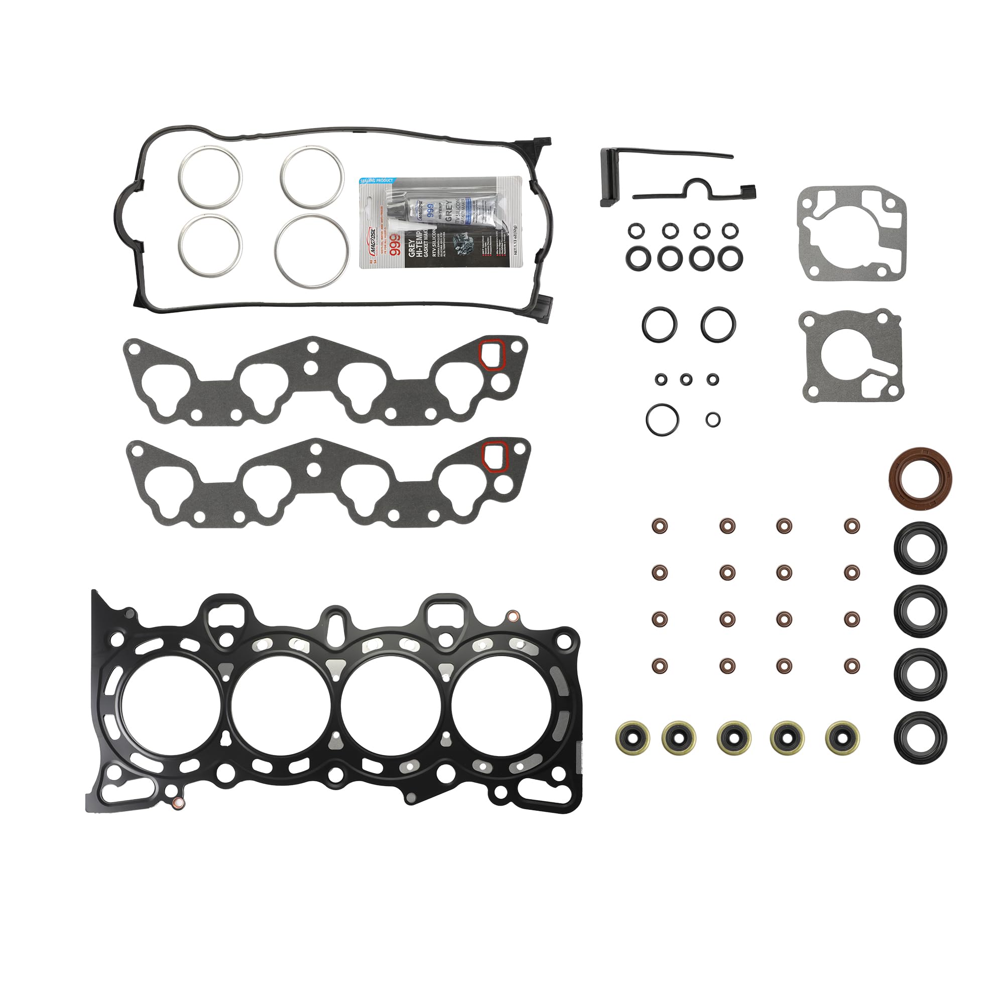 KAC Head Gasket, Engine Cylinder Head Gasket Set for 1992-1995 Civic, 1993-1995 Civic del Sol Automotive Replacement Head Gasket Sets HS9915PT