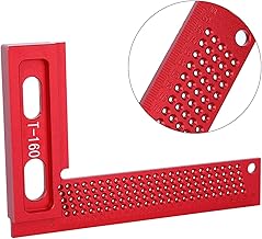 Heayzoki Régua de posicionamento de 90 graus quadrados de ângulo reto com 90 graus, ferramenta de marcação de ângulo de 90 graus para moldura, caixas, armários e gavetas