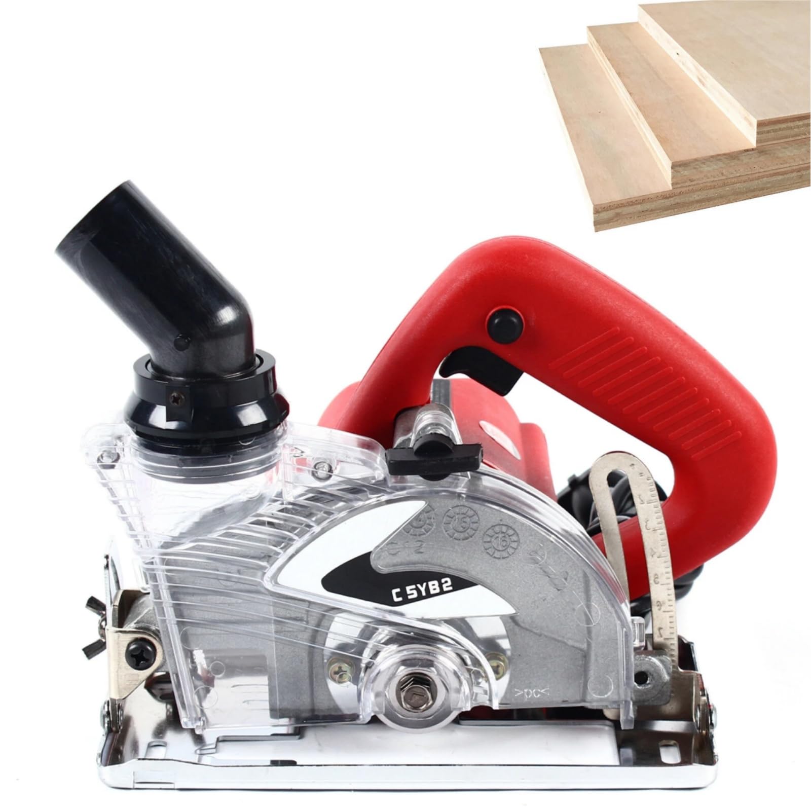 Rozadora de ranura 1800W Fräse sin polvo Rebajadora Fresadora de pared Máquina de corte 18000r/min, 0-41mm de profundidad de corte, Máquina de ranura eléctrica para ladrillo, hormigón, mármol