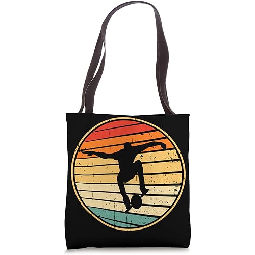 Onewheel Retro Vintage Sunset Onewheeling Floating Tote Bag
