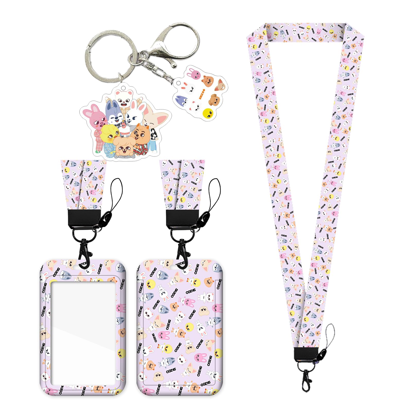 未開封 INNO X D/STANS Keychain チェイスカーチャンス SportsLiking Conjunto de produtos Stray Kids SKZOO porta-crachá de