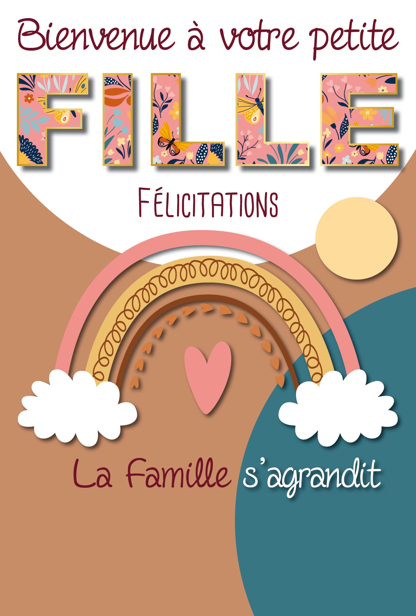 Afie 69-8009 Congratulations Gift Card with Envelope Size 12 x 17.5 cm 300 g Paper from sustainable forests Made in France - Image 2