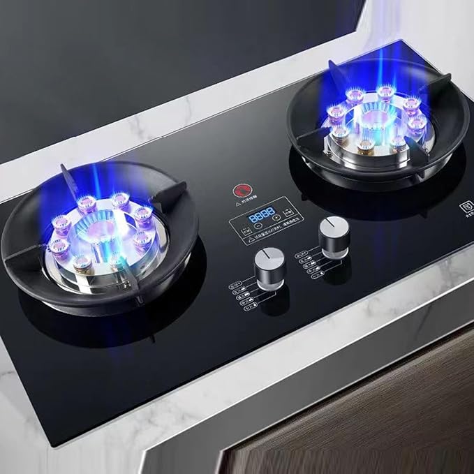 Estufa de Gas 2 Puestos, 5.2KW, Temporizador Independiente, Protección de Apagado miniatura 4