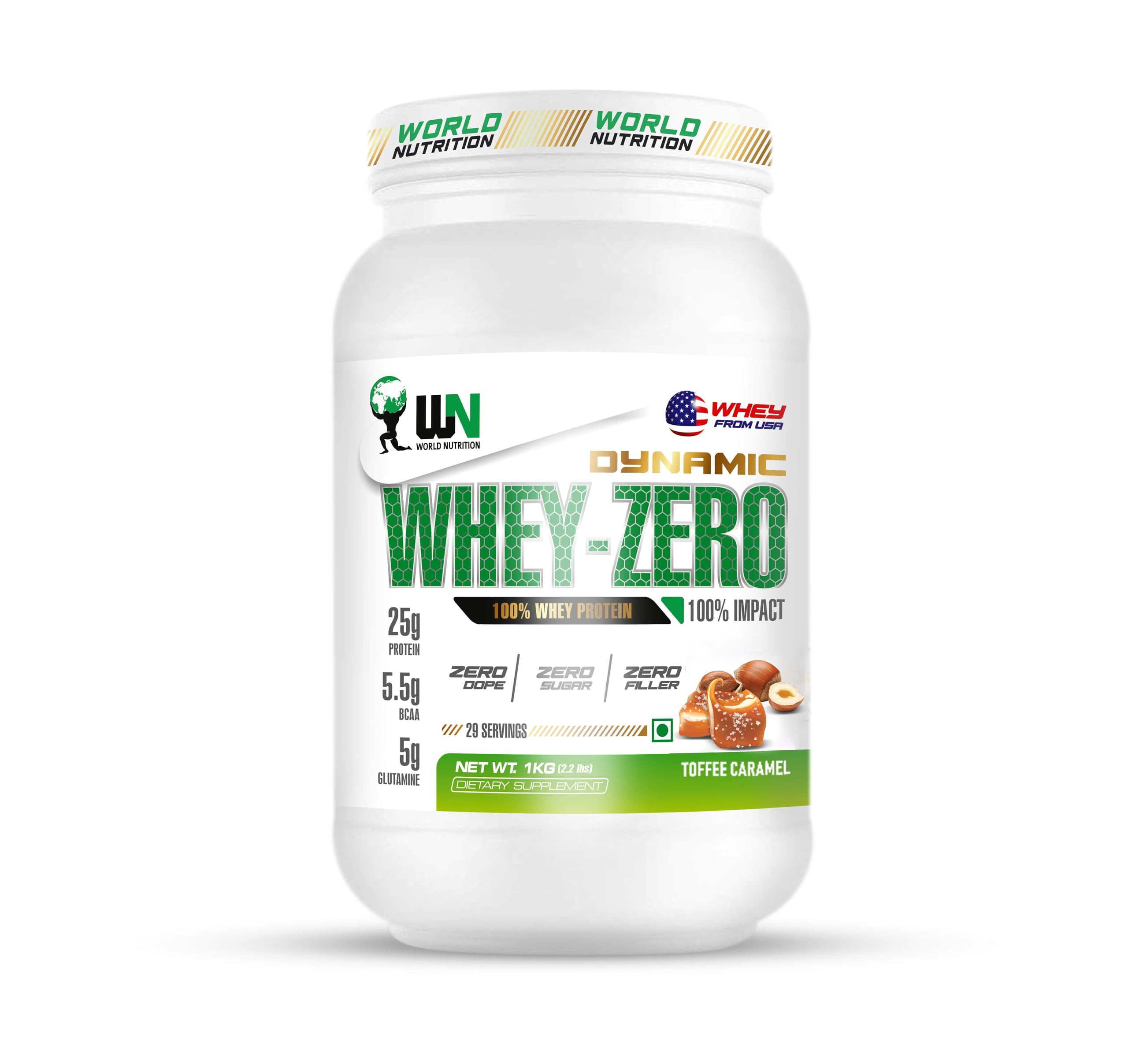 Dynamic Whey-Zero | Whey Protein Powder with 25g Protein, 5.5g BCAA & 5g Glutamine | For Muscle Growth, Workout Recovery & Strength Support | Cookies & Cream - 1Kg — Amazon image 12