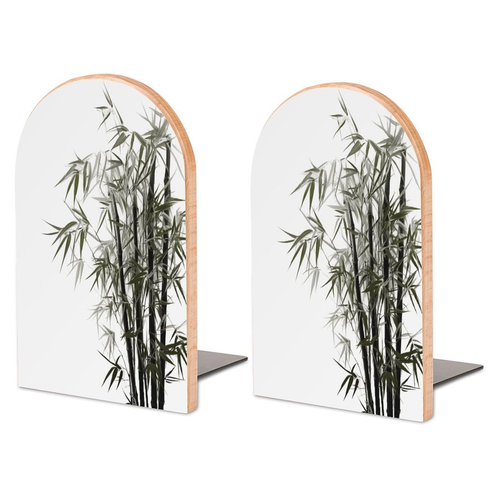 Sujetalibros de bambú decorativo para organizar los libros de casa con estilo