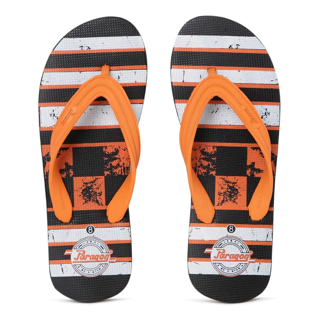 PARAGON HWK3703G Mens Lightweight, Waterproof Flip Flops | Comfortable Hawai Slippers with Durable & Cushioned Footbed & Sturdy Build for Outdoor Use Black (B0BQM4HZMS) Amazon Price History, Amazon Price Tracker