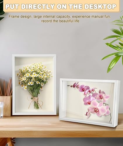 Miniatura 3 de Marco de caja de sombra, vitrinas de sombra, marco de fotos 3D, caja de exhibición para recuerdos, artículos de bebé, recuerdos de boda,