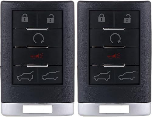 Miniatura 4 de ECCPP Repuesto para llavero remoto de entrada sin llave Chevy GMC Cadillac Series OUC6000066 (paquete de 2)