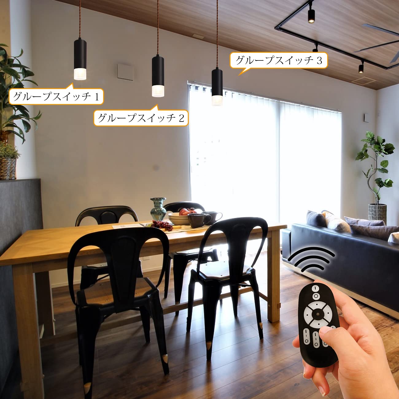 Amazon.co.jp : LVWIT ペンダントライト LED一体型 60W相当 引掛