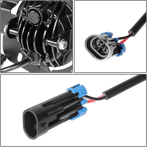 Miniatura 5 de DNA MOTORING FL-HAY-015-CH - Par de faros antiniebla de proyector LED completo compatibles con Kenworth T680 2011-2022, lente transparente cromada