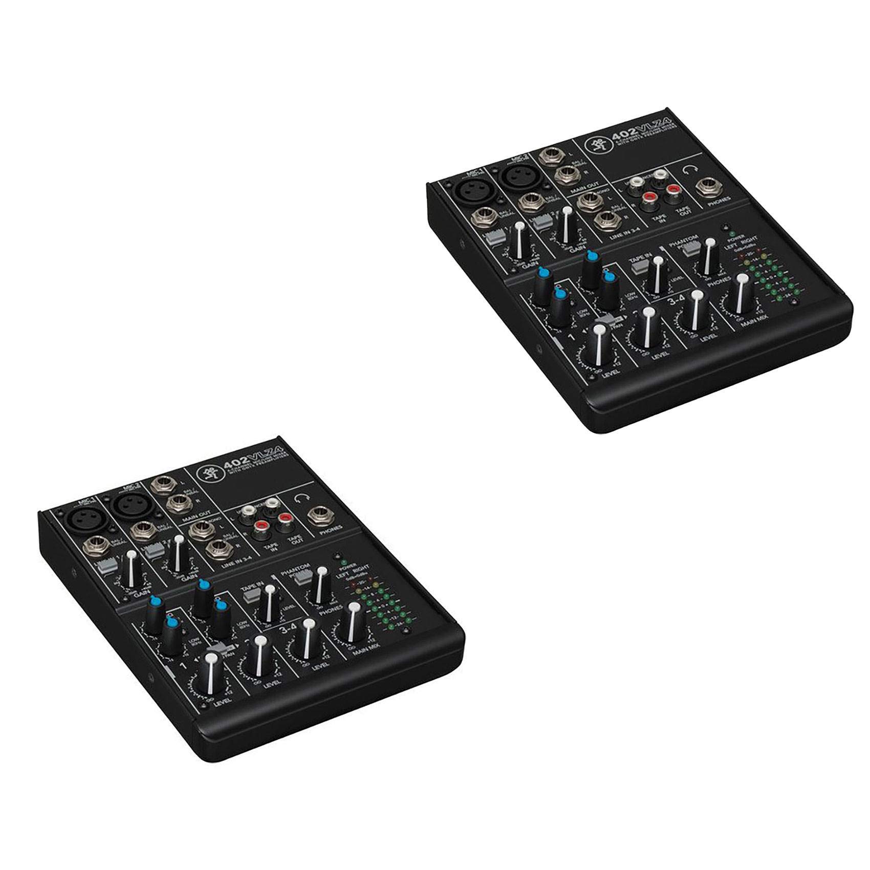 Mackie 4-Channel Ultra Compact Mixer with Onyx Preamps (2 Pack)