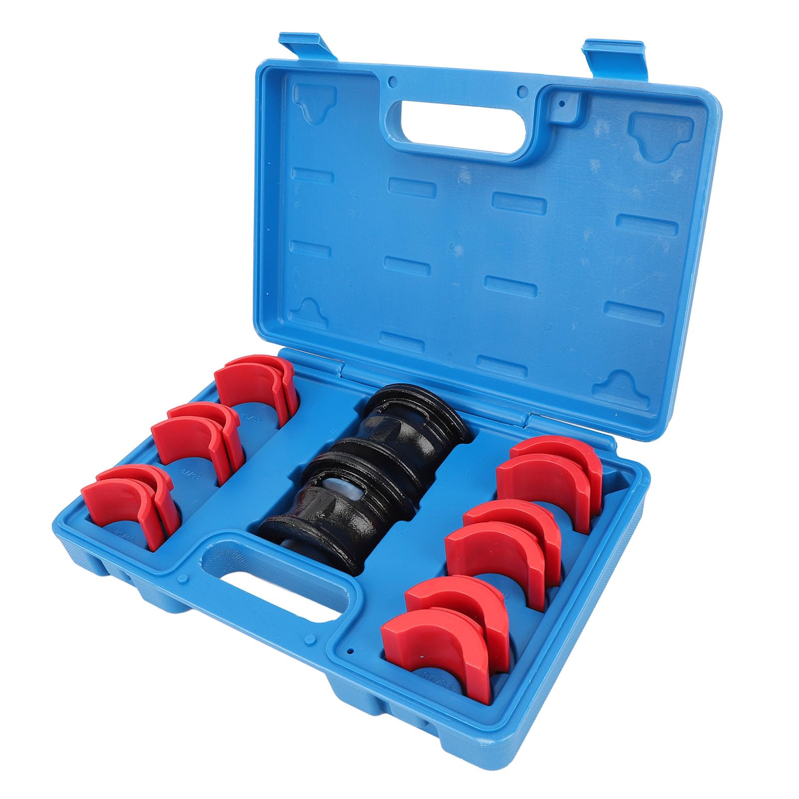 Uniwersalny zestaw narzędzi do montażu uszczelki widelca motocykla Profesjonalny zestaw sterowników do montażu uszczelki widelca o dużej wytrzymałości z 6 adapterami w rozmiarach