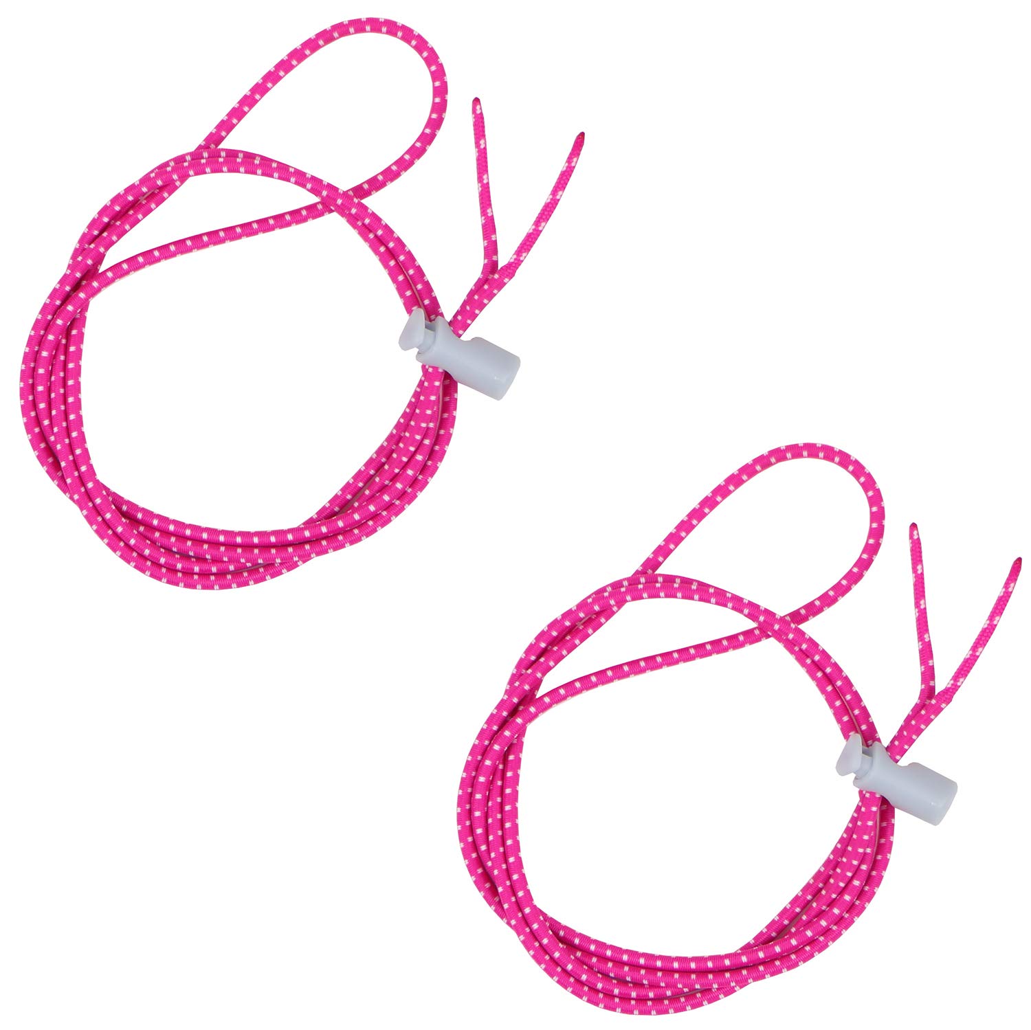 Leshang Swimming goggle bungee straps super stretchy and anti-detachment Reinforced safety cord buckle for a secure fit (Pink 2Pack, 43 inch)