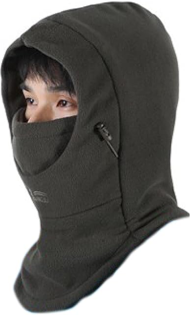 Azarxis Unisex Fleece Balaclava Winter Full Face Mask Thermal Neck Warmer Caps Windproof Warm Hood Hat for Cycling Hiking Skiing Snowboarding Outdoor