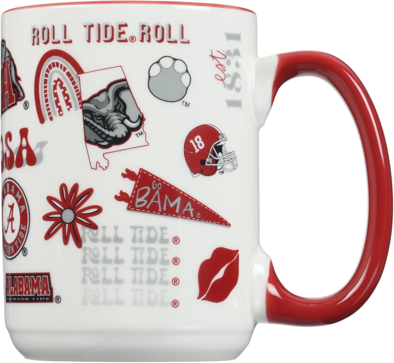 The Memory Company | Licensed NCAA 15oz Wood Handle Mug - Image 2