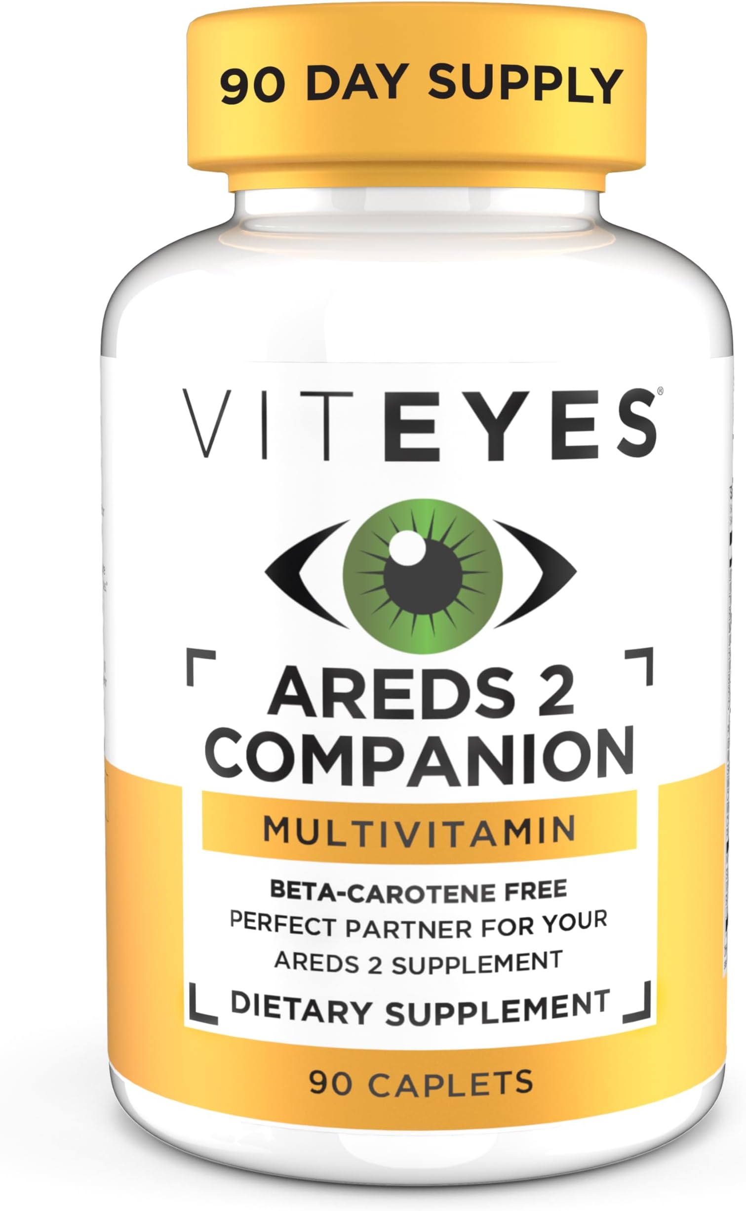 Viteyes Areds 2 Companion Beta-Carotene Free Multivitamin, 90 Count