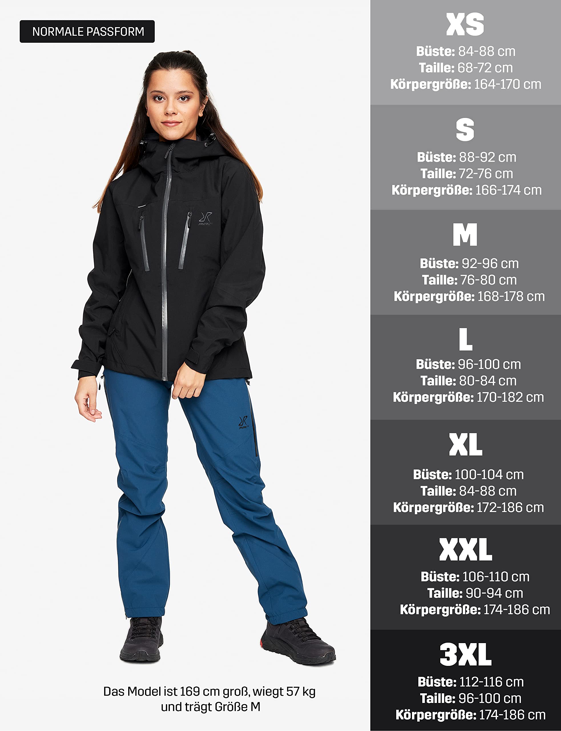 RevolutionRace Silence Proshell 3L Jacket, Damenjacke, belüftete und wasserdichte Jacke für Wanderungen und andere Outdoor-Aktivitäten