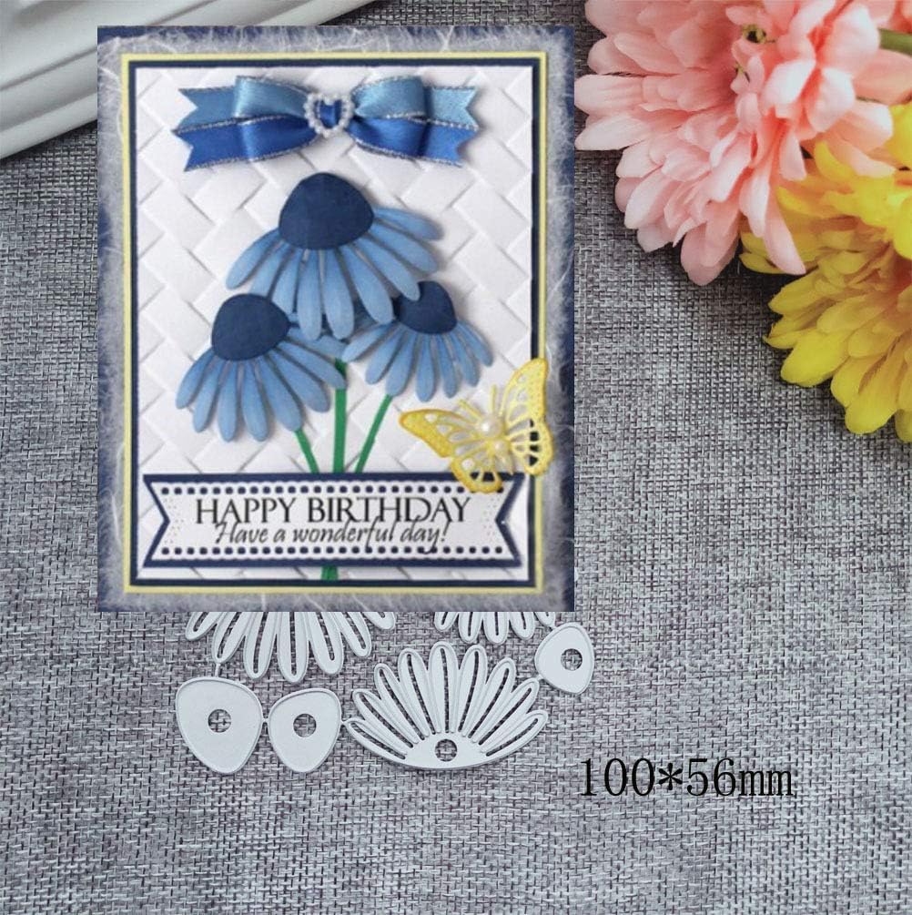 Stencil Per Biglietti Fai Da Te BENECREAT 2 Pz Fustelle Per Api, Stencil A Nido D'Ape Con Margherite, Fiori E Foglie, Stencil Decorativi Per Goffratura Per Scrapbooking, Album Di Foto, Creazione Di