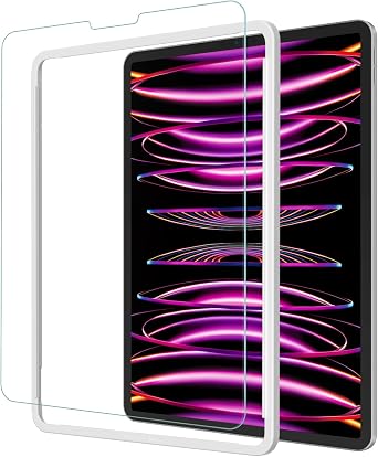 NIMASO Glass Film for iPad Pro 12.9 Inch 2022 6th Gen 2021 5th Gen 2020 4th Gen 2018 3rd Generation