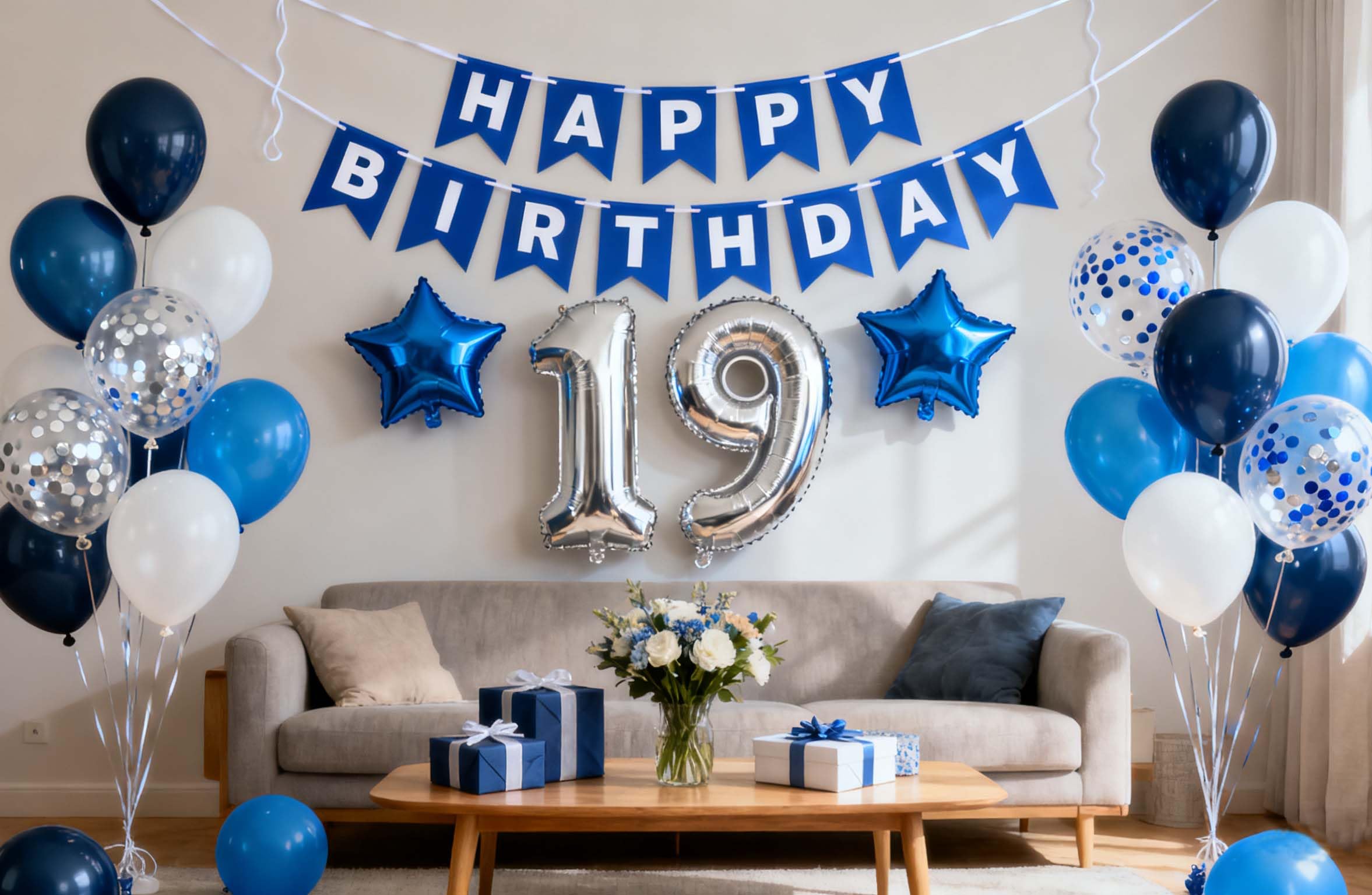 19th Blue silver