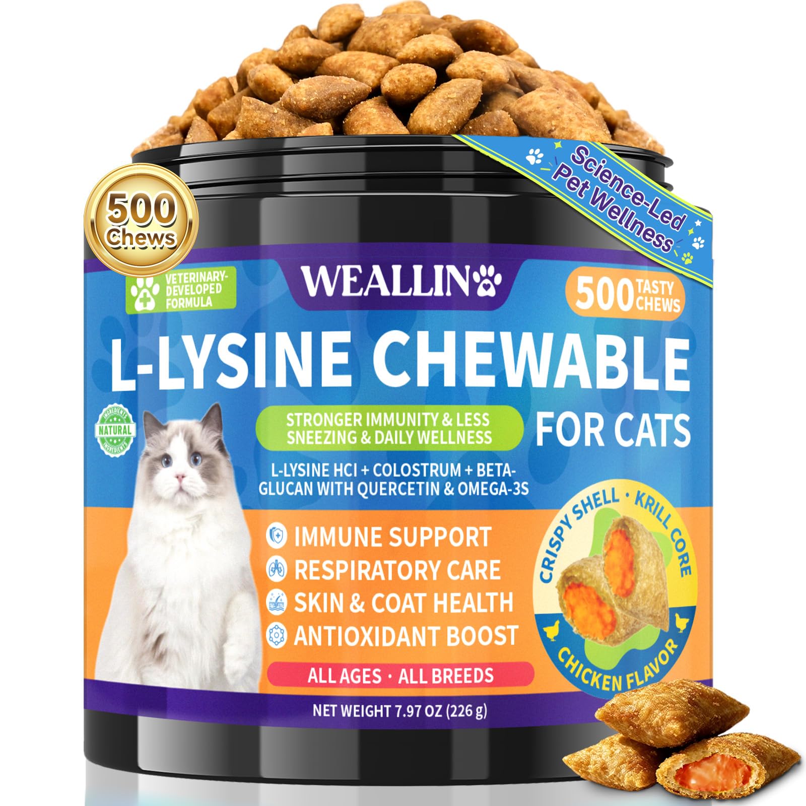 WEALLIN Chews 500ct