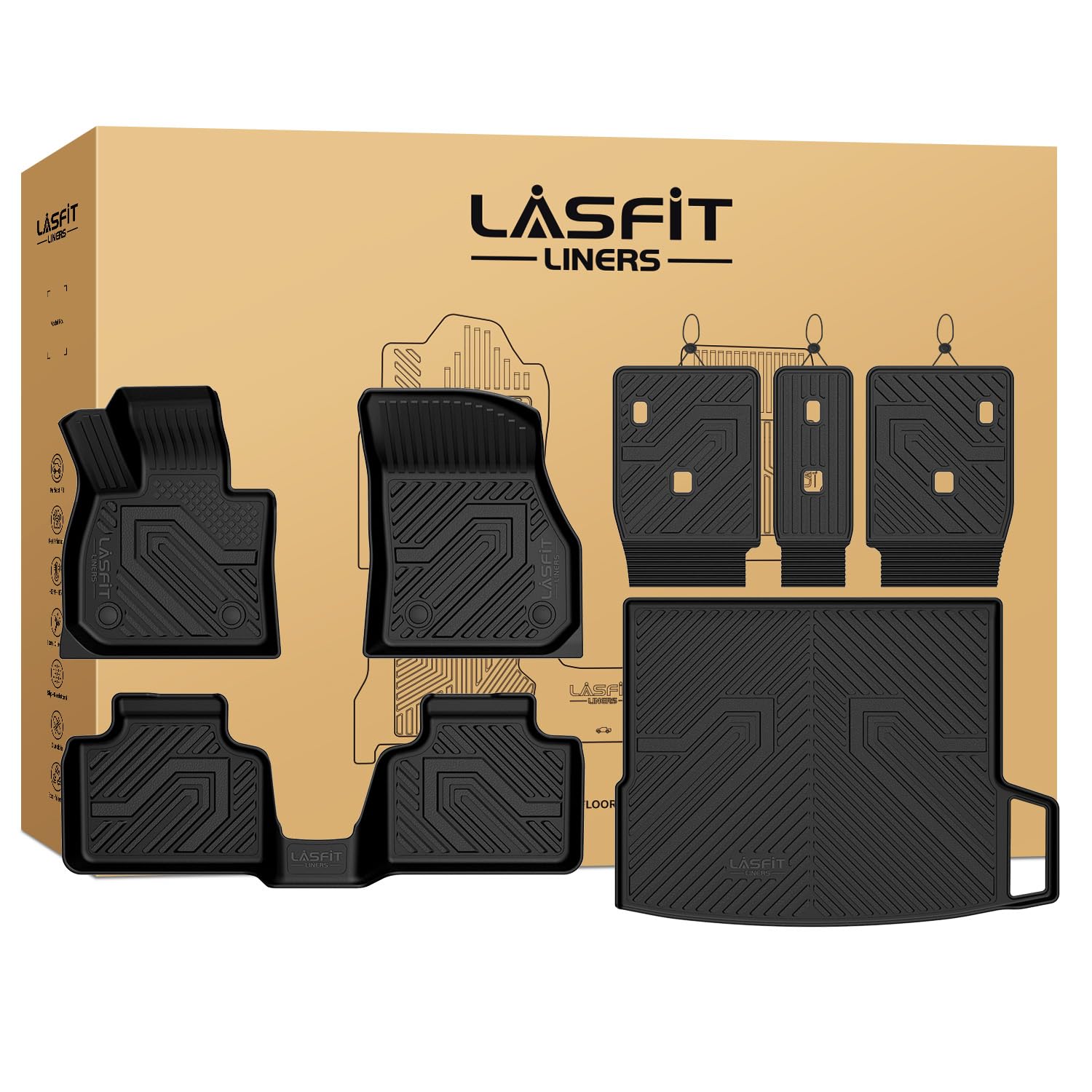 LASFIT Floor Mats for BMW X1 2023-2026