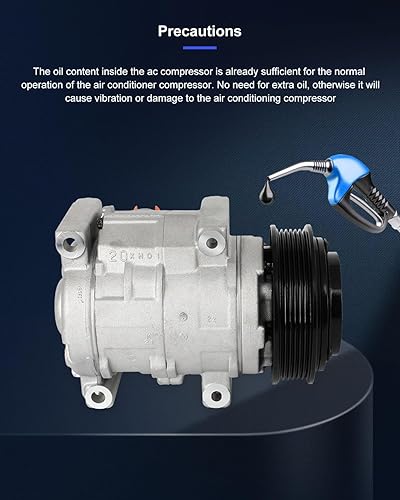 Miniatura 23 de ECCPP Compresor de CA 1997-2003 apto para Mitsubishi Montero Sport 3.0L 1999-2004 para Mitsubishi Montero Sport 3.5L Compresor de aire acondicionado