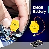 Vista 7 de EEMB Paquete de 10 baterías CMOS 3V CR2032 con cables de cable y conector MOLEX Batería de repuesto para computadora